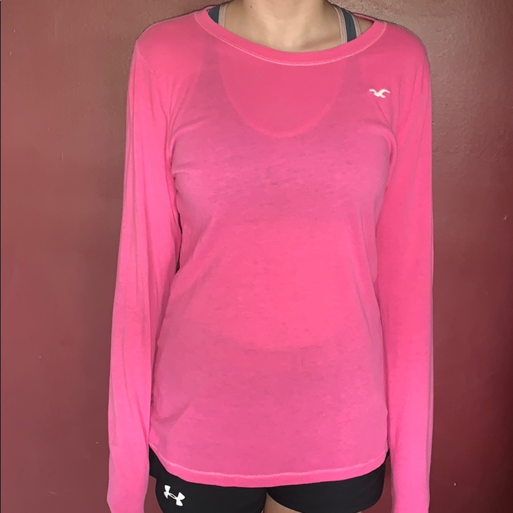 Hot pink long sleeve shirt!!